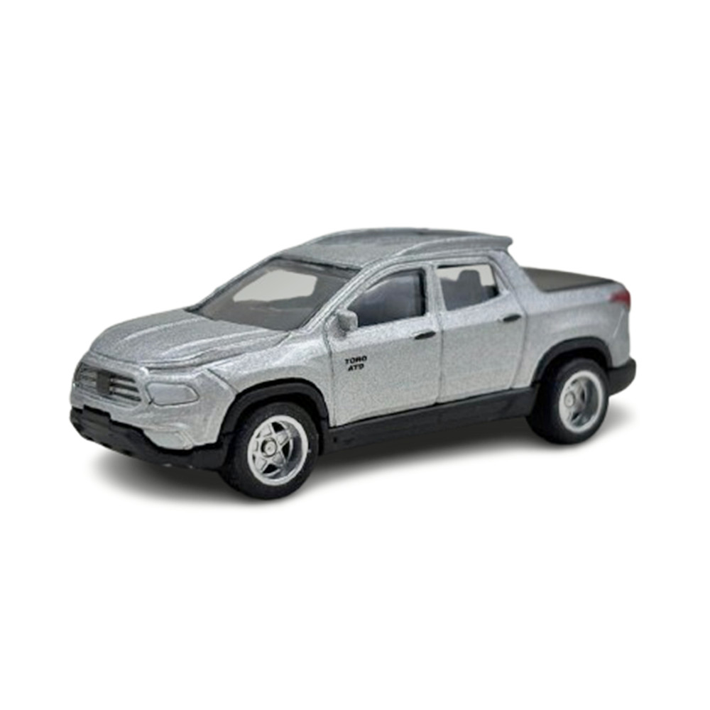 Miniatura Picape Fiat Toro - Prata - 1:64 - CKS Toys
