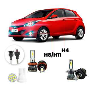 Ultra Led Nano 22000lm Hyundai Hb20 2012-2015 H4 H8/h11 em Oferta na Shopee