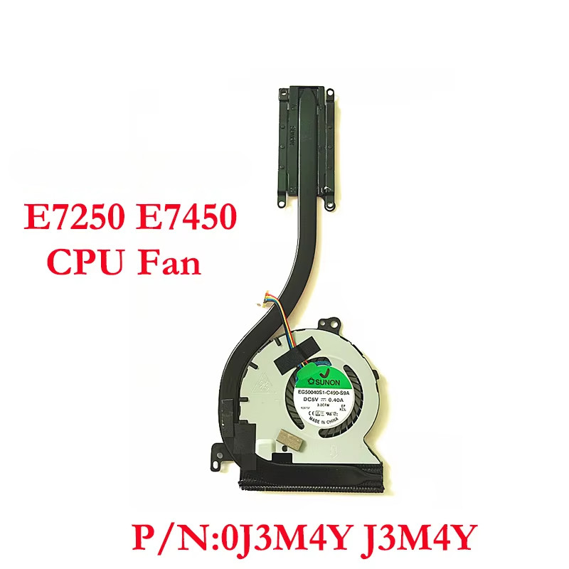 Para Dell Latitude 7250 E7250 P22S Portátil CPU Ventilador De Refrigeração Dissipador Calor Cooler 04T1K3 0J3M4Y