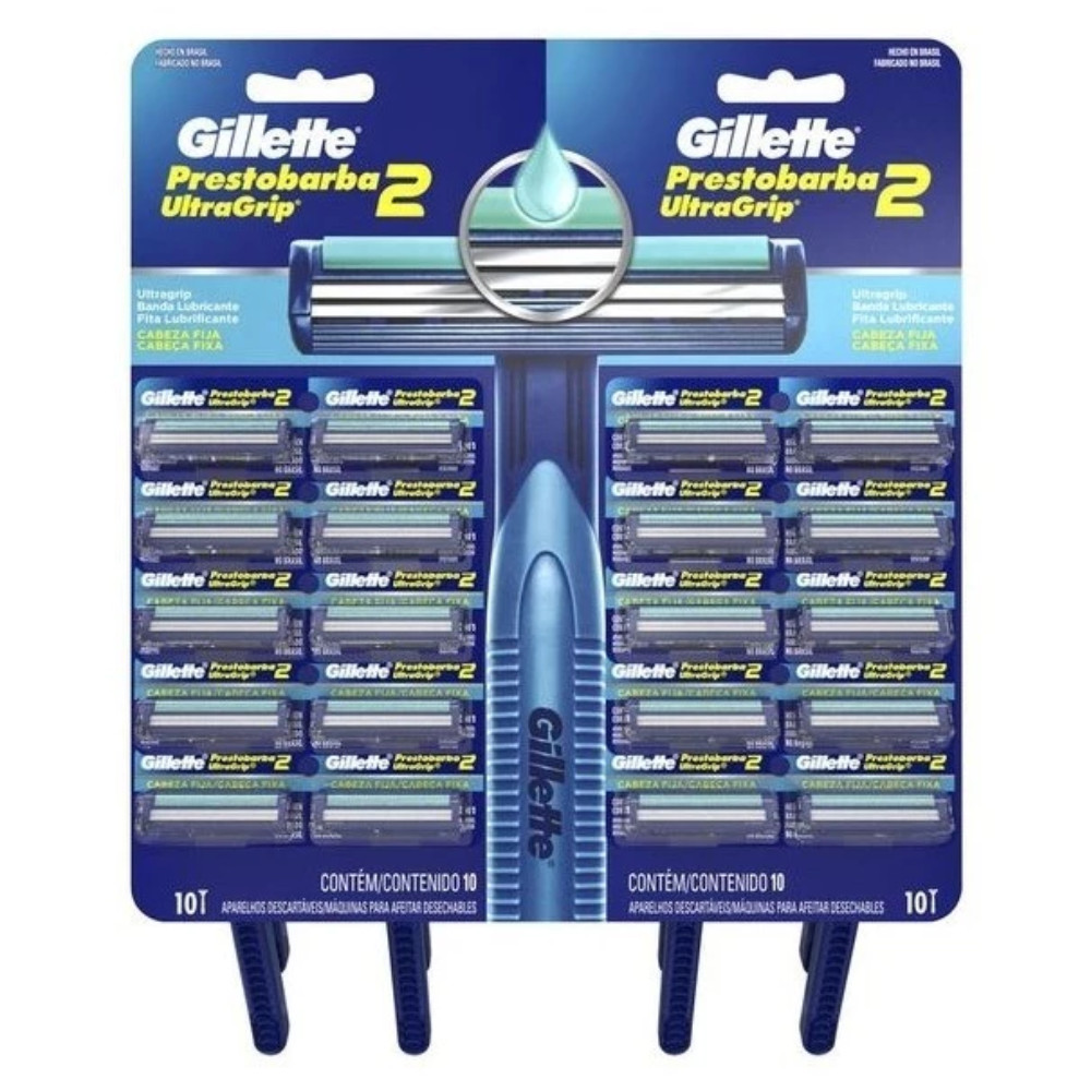 Kit C/ 24un Aparelho de Barbear Prestobarba Ultragrip