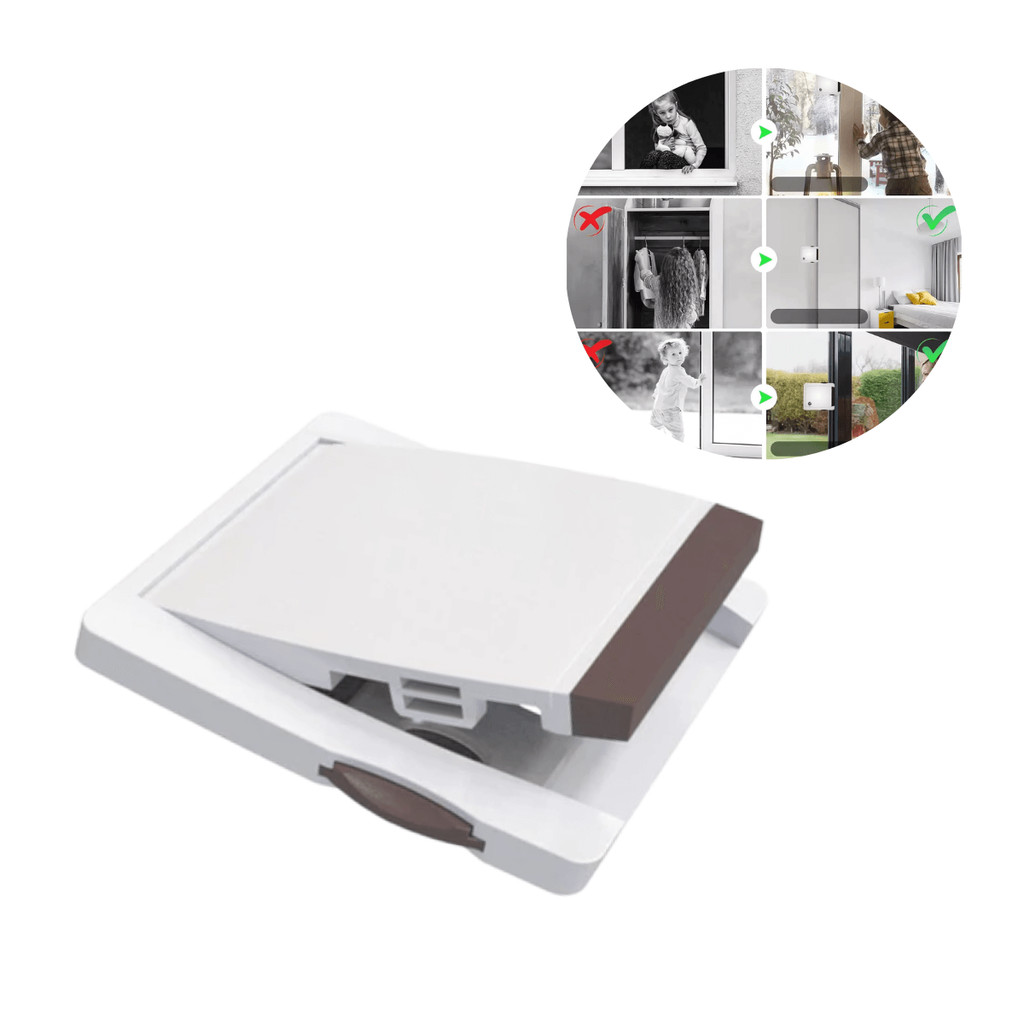 Trava Inteligente Para Portas De Correr Box Proteção Criança