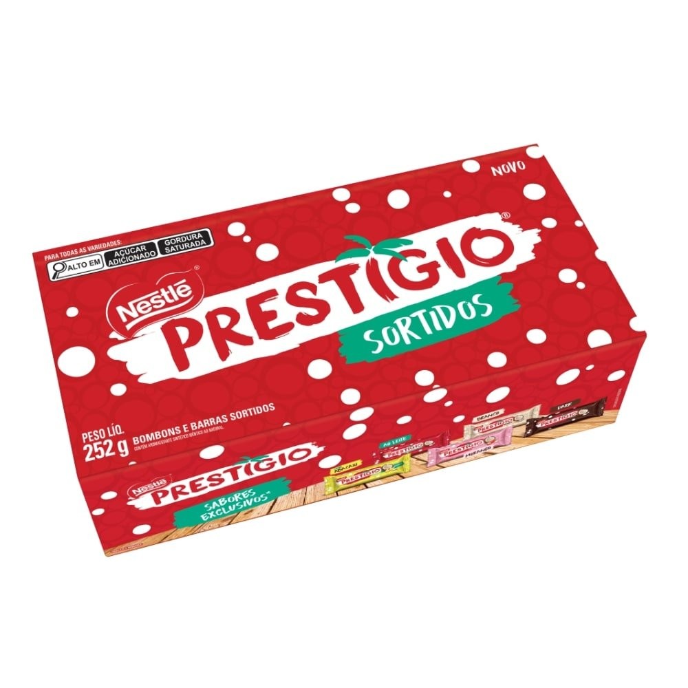 Chocolate Caixa de Bombom Nestlé Prestígio sabores 252g em Oferta na Shopee
