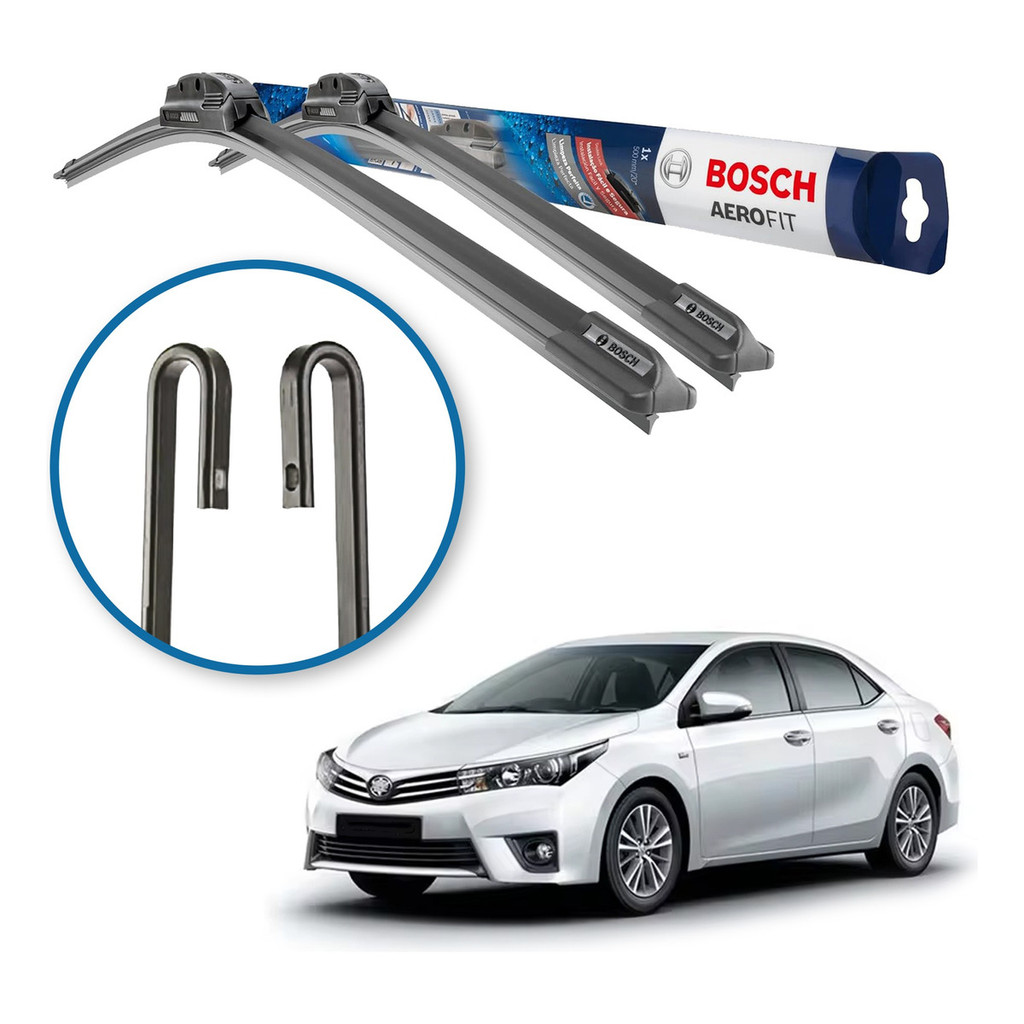 Palheta Limpador Parabrisa Original Bosch Toyota Corolla 2014 a 2019 em Oferta na Shopee