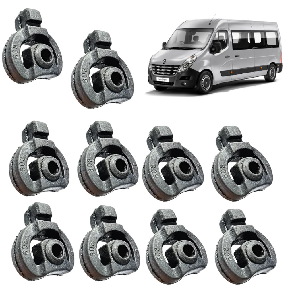 10 Borracha / Coxim Escapamento Renault Master Todas