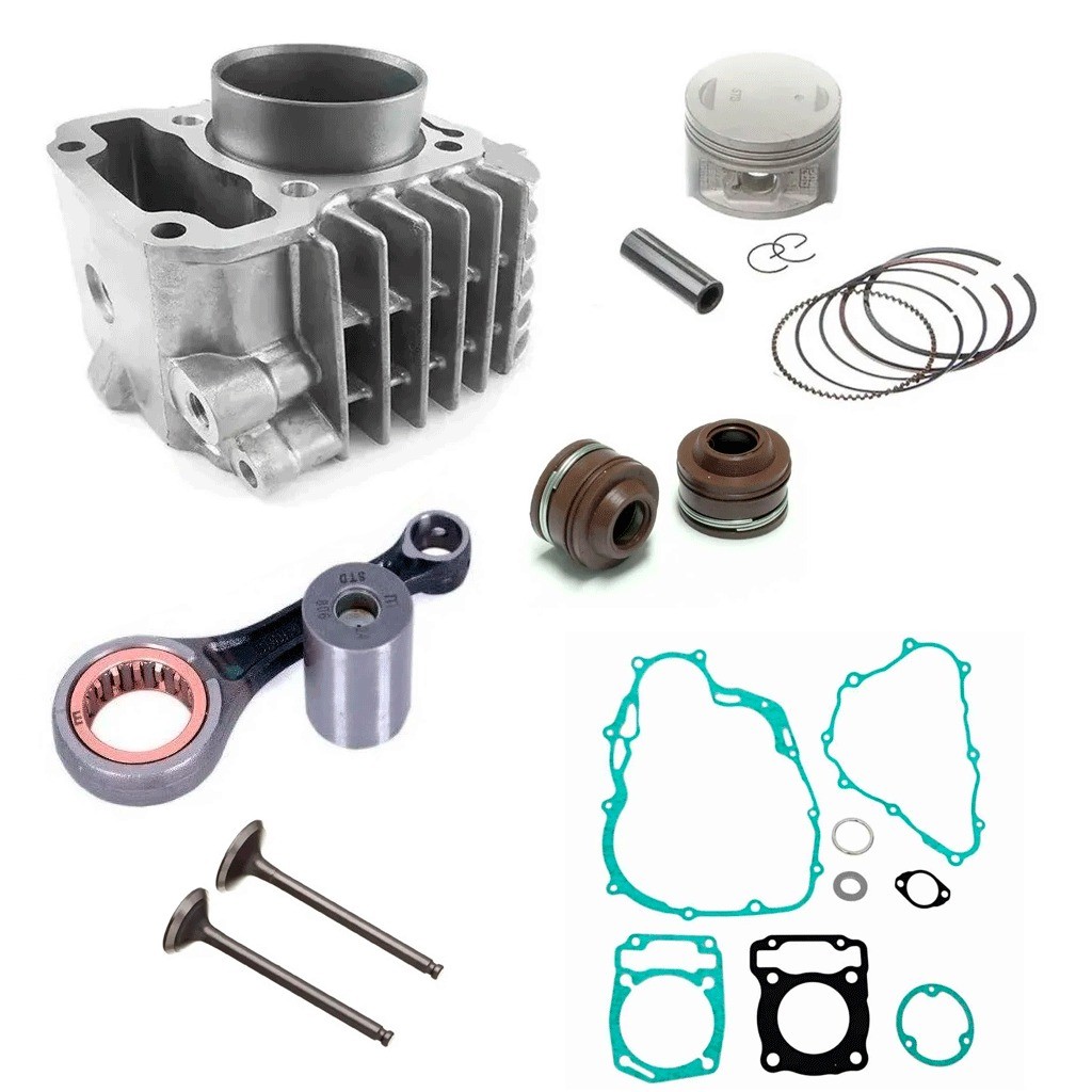 Kit Motor Completo Biela Juntas Honda Pop 110 Biz 110i