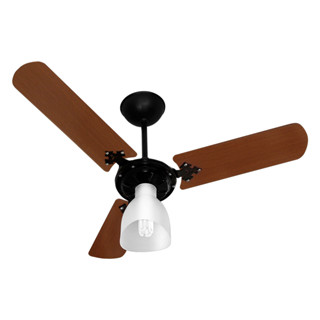 Ventilador de Teto New Maxi Ventura 110v Preto Amadeirado com 3 Pás Função Inverter e 3 Ve...