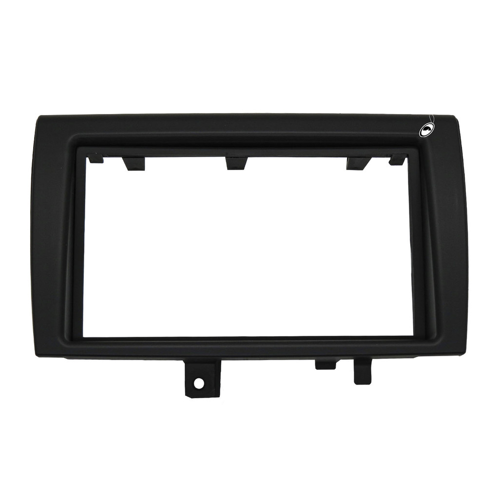Moldura de Painel 2 Din 7" Bravo 2012 até 2016 Preto