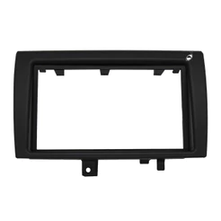 Moldura de Painel 2 Din 7" Bravo 2012 até 2016 Preto