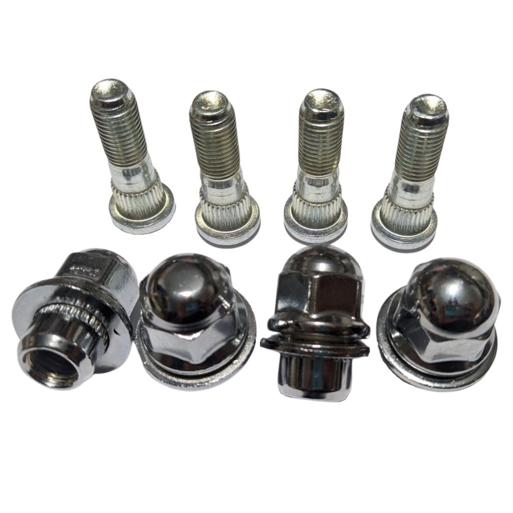 4 Parafuso Prisioneiro C/ Porca Mitsubishi New Triton L200