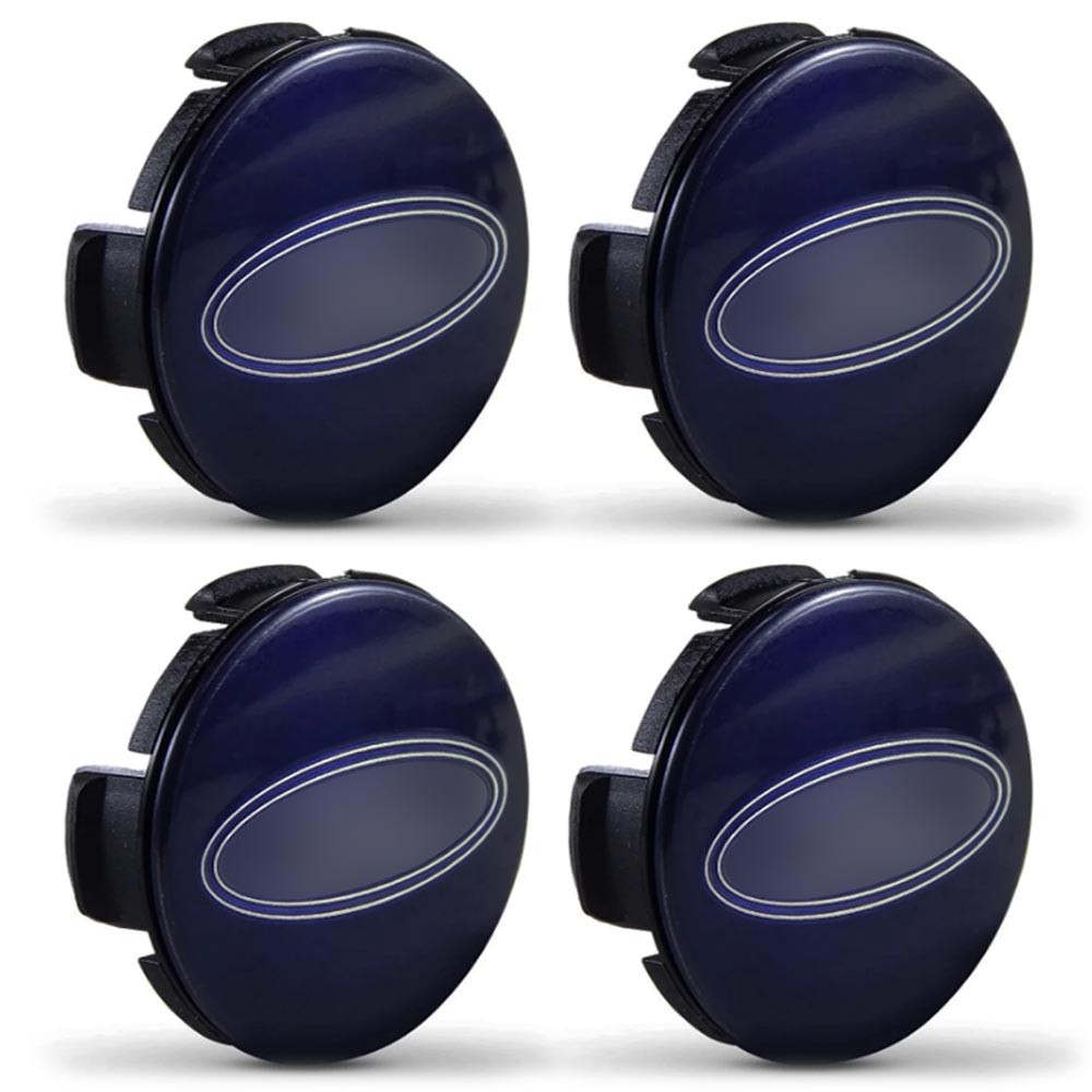 Kit 4 Tampinha Central Para Roda Ford Ka New Fiesta Focus