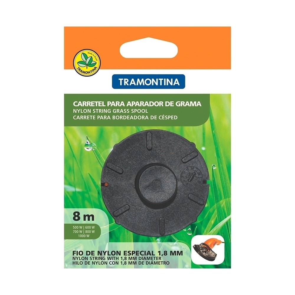 Fio Tramontina Aparador de Grama Carretel 1,8mm x 8m