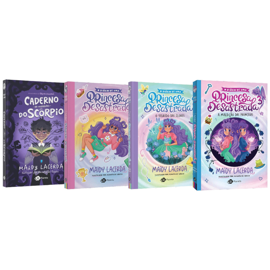 Coleção O diário de uma princesa desastrada - 3 volumes + O caderno de maldades do Scorpio