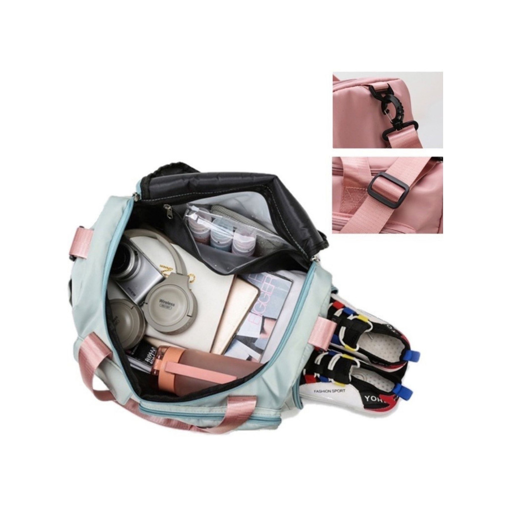 Bolsa Mala Academia Viagem Transversal Casual Fang em Oferta na Shopee