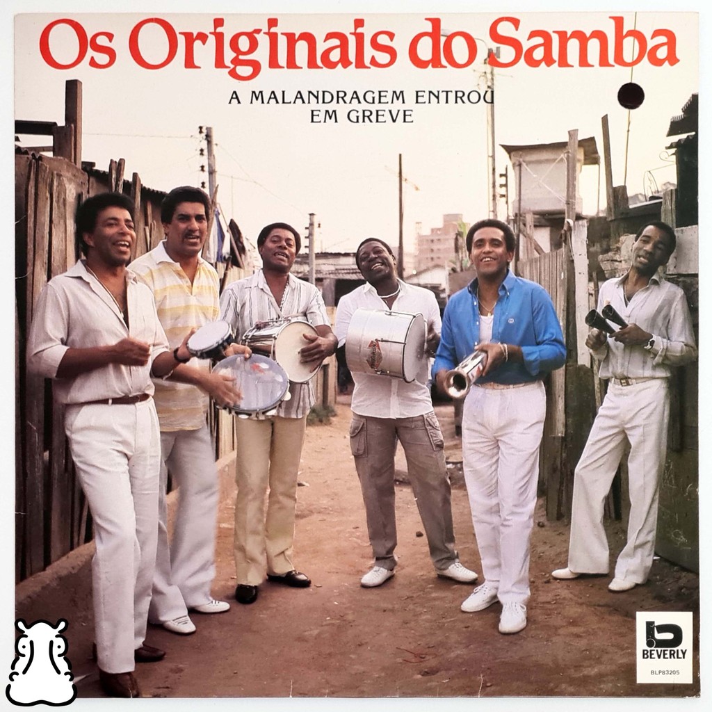 LP Originais do Samba Malandragem Em Greve Vinil 1987 - Hm