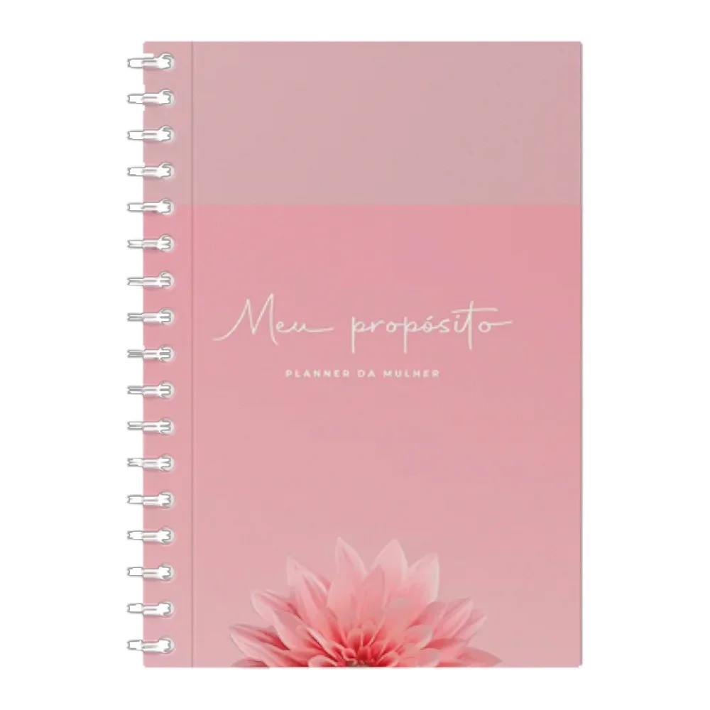 Planner da Mulher | Meu Propósito | Capa Dura | Flor