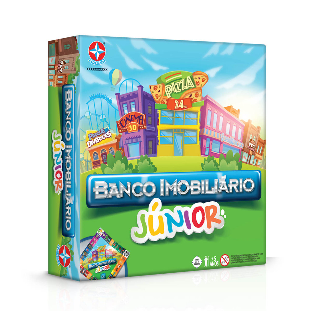 Jogo Banco Imobiliário Jr. - Brinquedos Estrela