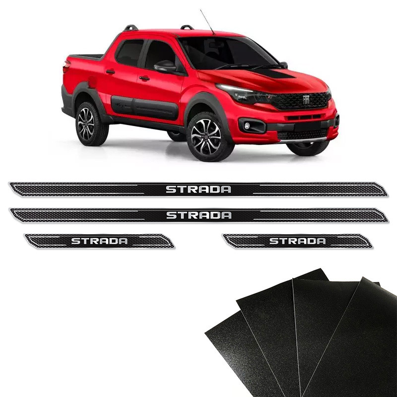Kit Soleira Diamante Nova Strada 2020 E Protetor De Porta