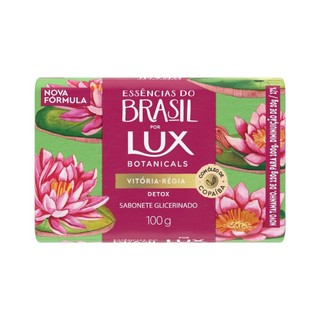 Sabonete em Barra Glicerinado Lux Botanicals Essências do Brasil Vitória Régia Detox 100g em Oferta na Shopee