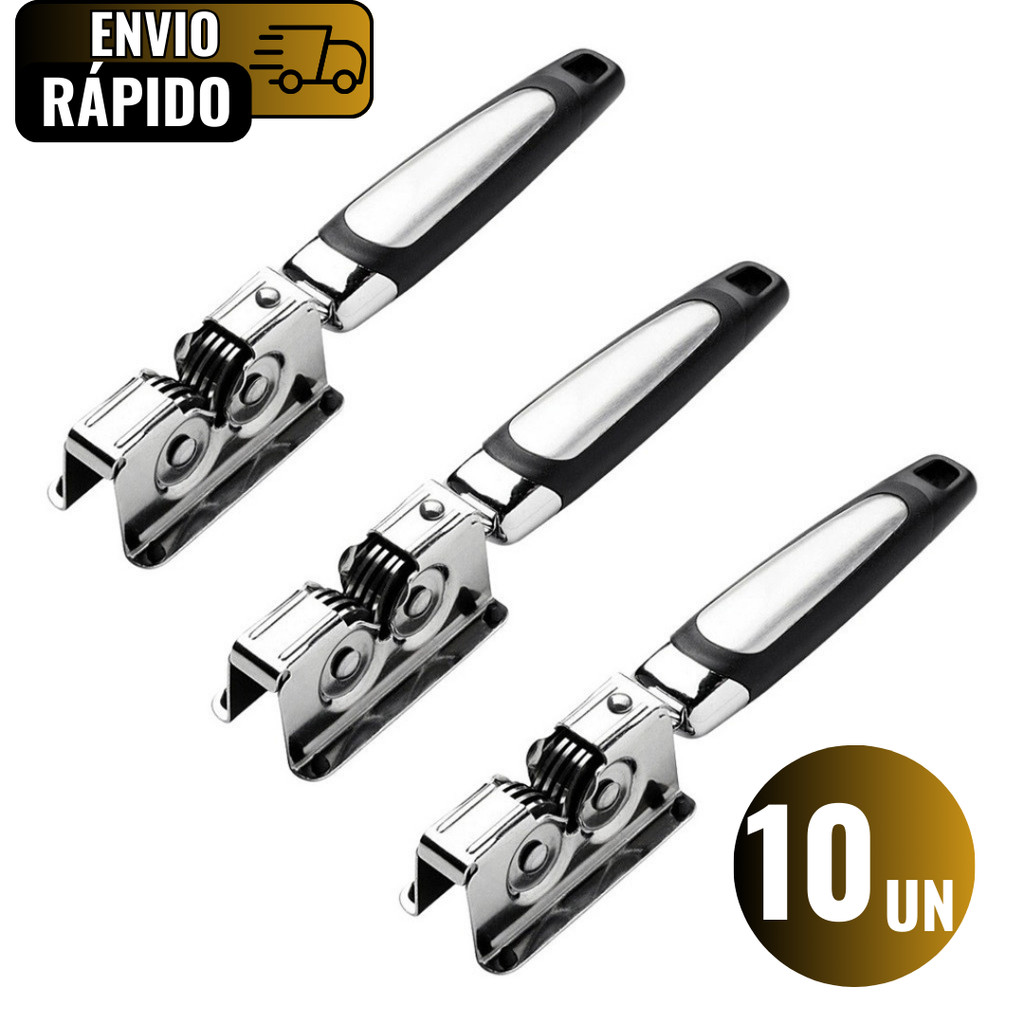 Conjunto 10 Afiador Amolador de Faca em Inox Para Faca Cutelo Tesouras Corte Perfeito em Restaurante