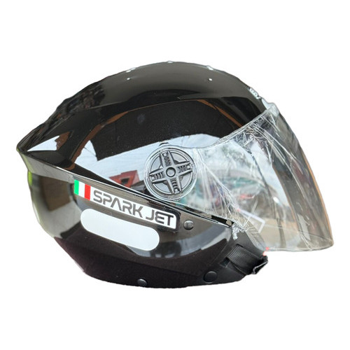 Capacete Aberto Coloridos Classico Moto Spark Jet Ebf