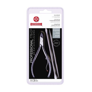 Kit Alicate Espátula E Palito 778 Inox Profissional Mundial em Oferta na Shopee