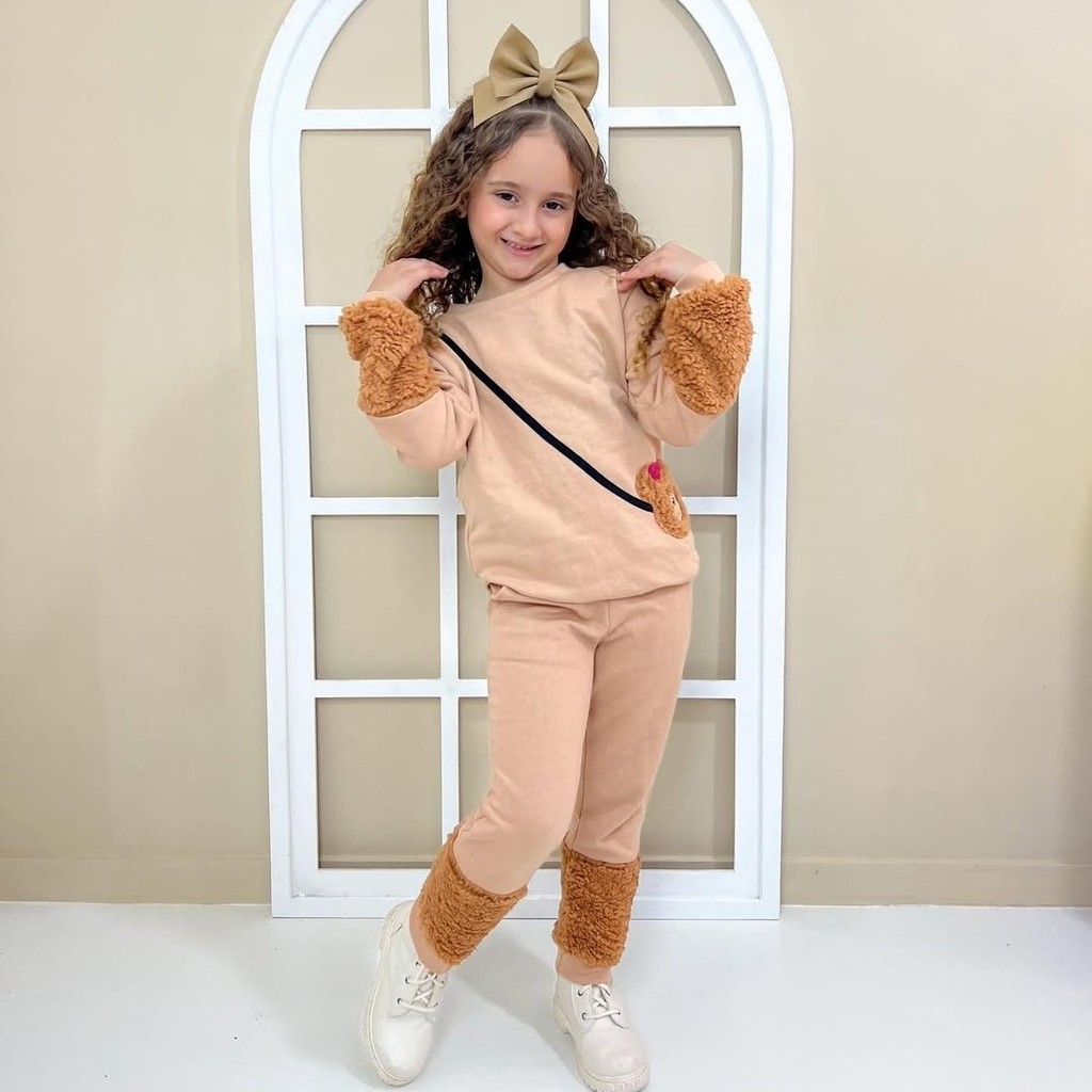Conjunto moletom - blusa e calça em moletom