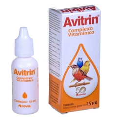Avitrin Complexo Vitamínico para Aves Frasco 15 ml - Coveli