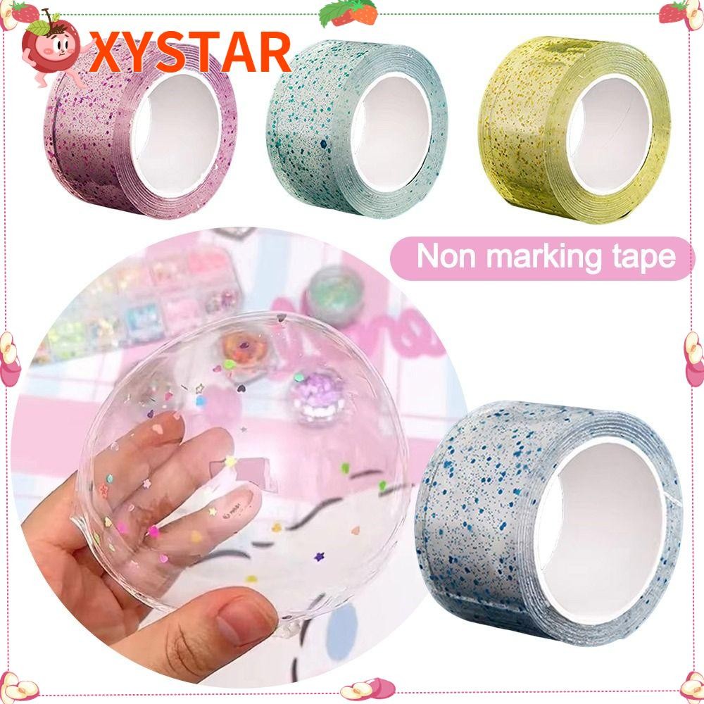 Fitas Adesivas De Bolha Sopradas XYSTAR , Transparentes DIY Craft Nano Bubble Tape , Crianças