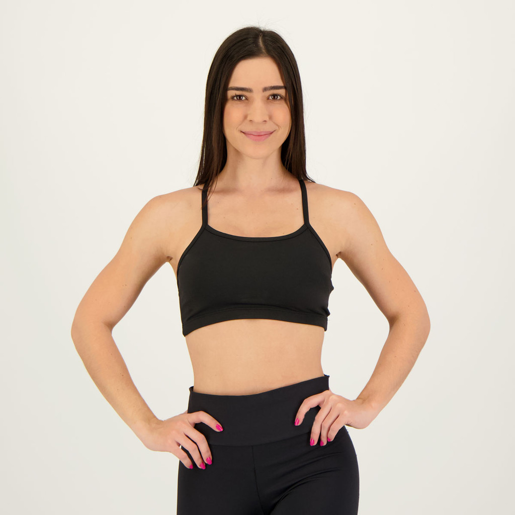 Top Fila Life II Feminino Preto em Oferta na Shopee