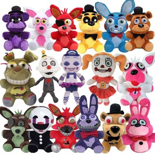 FNAF Cinco Noites No Pesadelo Freddy's Fredbear Foxy Bonnie Brinquedos De Pelúcia Macia Kids em Oferta na Shopee