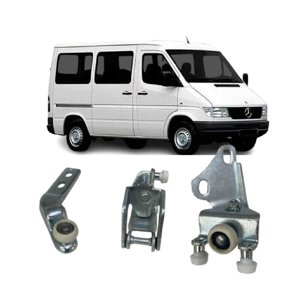 Kit Guia Porta de Correr Mercedes-Benz Sprinter 1997 a 2011