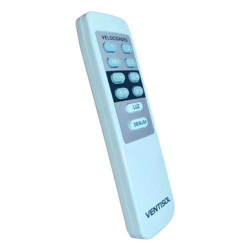 Controle Remoto Para Ventilador De Teto Ventisol Branco - Original