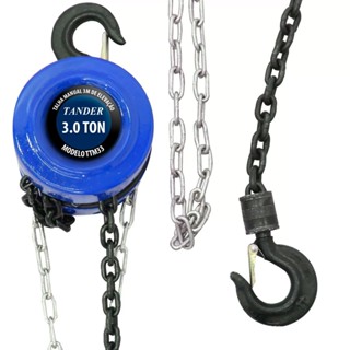 Talha manual 3 Tonelada 3 Metros de Elevação HSZ em Oferta na Shopee