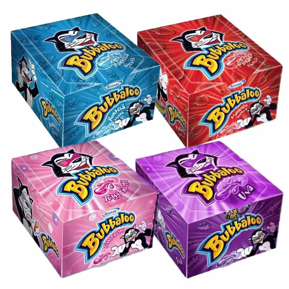 Kit com 4 caixas c/60 Chiclete Bubbaloo - Escolha o sabor! - Mondelez