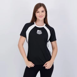 Camisa Santos Var Feminina Preta