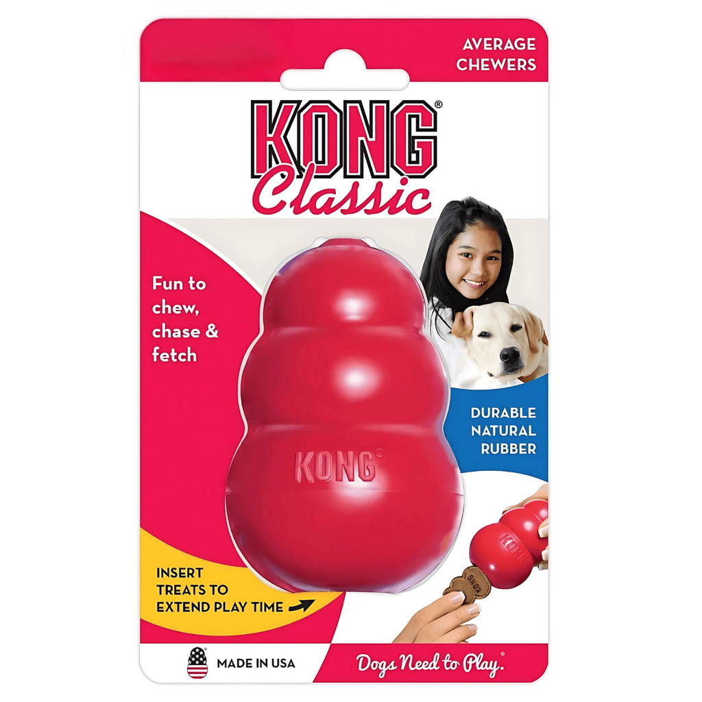Brinquedo Recheável para Cachorro Resistente Kong Classic