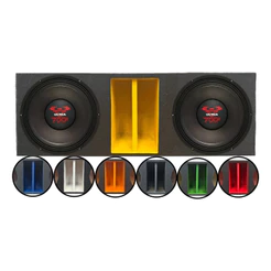 CAIXA DUTO RÉGUA COLORIDO 2 ALTO FALANTES ULTRAVOX 12 ULTRA 700 WOOFER