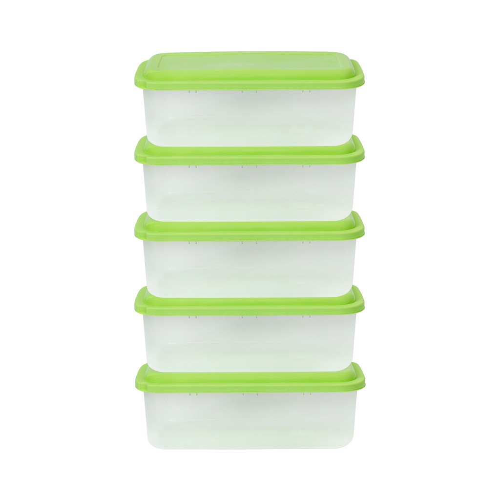 Kit Pote Plástico Porta Mantimentos Frios Frutas Marmita Plasvale