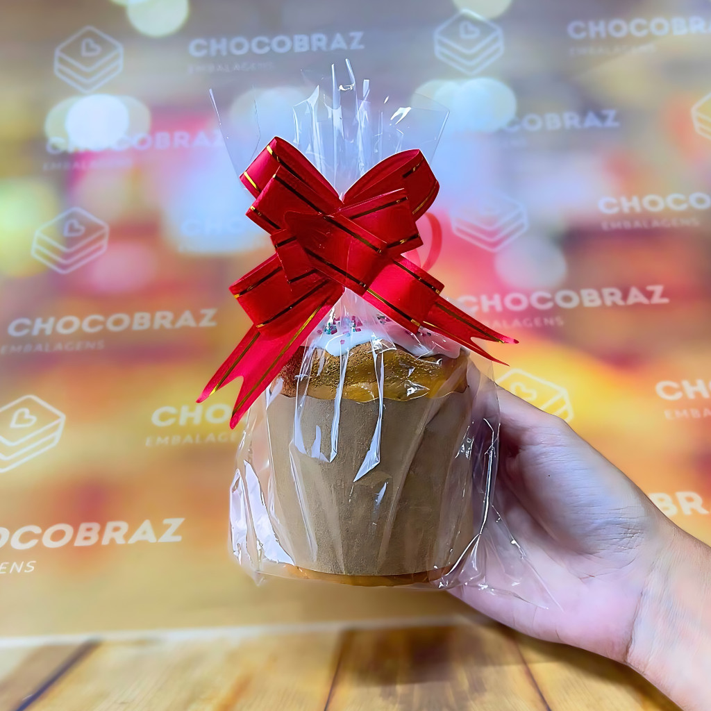 100~400 SACO PARA MINI PANETONE TRANSPARENTE EM BOPP 15X22 CM - INOVE