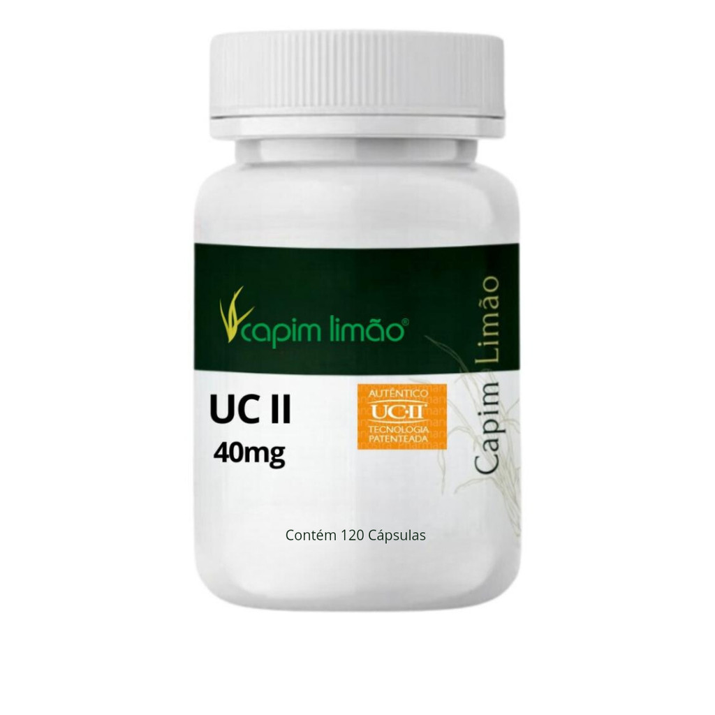 Uc-II Colágeno Tipo 2 40mg 120 Cap Com Selo De Autenticidade