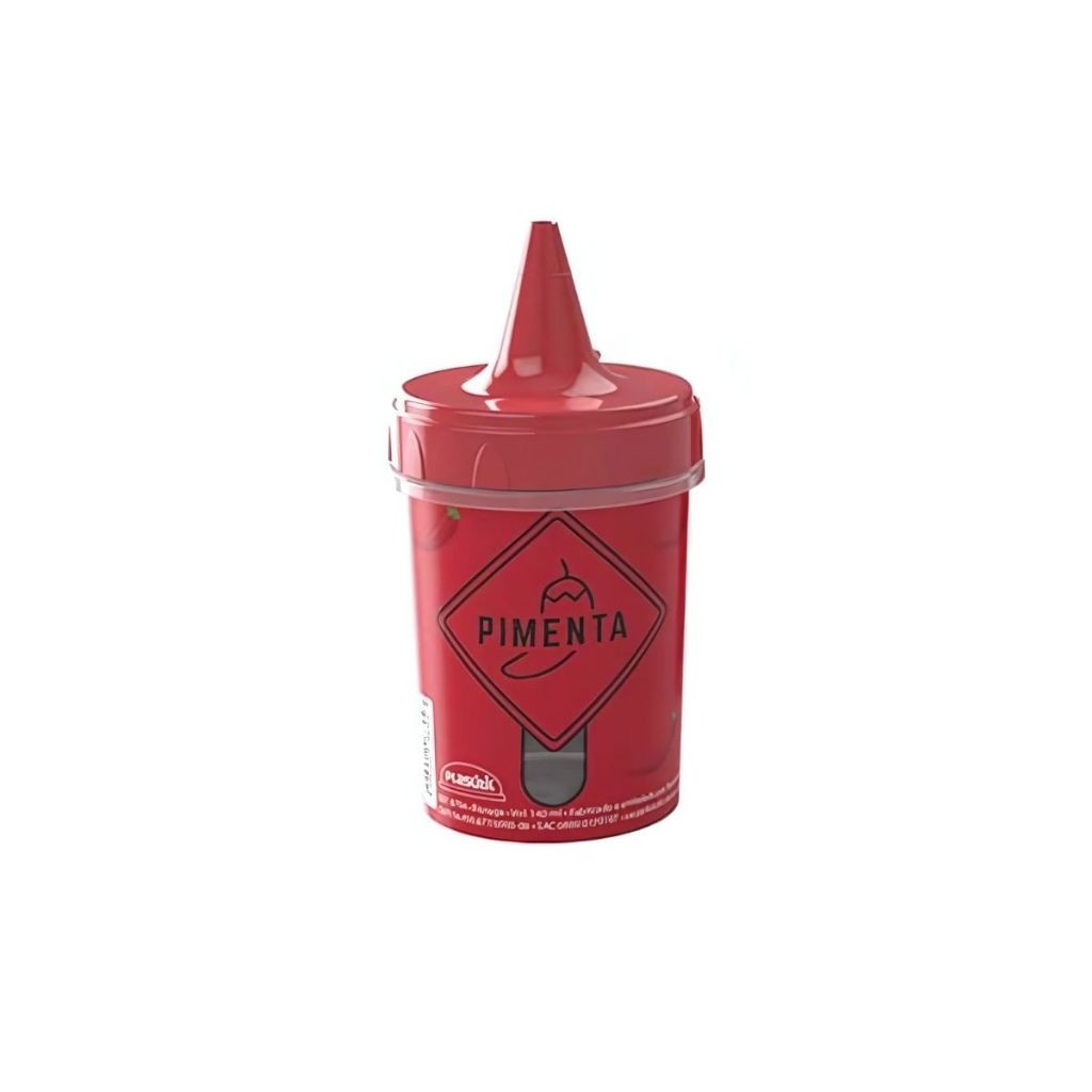 Mini Bisnaga Decorada Porta Tempero Decorada 140ml Plasútil