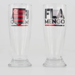 Kit Flamengo 2 Copos Munic