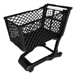 Carrinho Supermercado Lojas Plástico Ecoflex Abastecedor Pvc 150 Litros Resistente Mercado Mercearia
