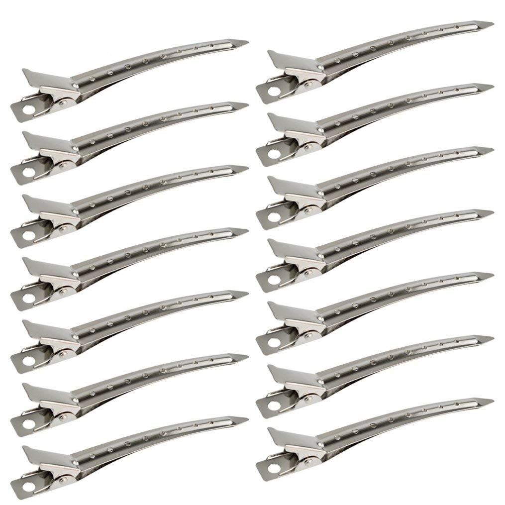 Kit Presilha Clipe Grampos Clips De Cabelo Aço Inoxidável Metal