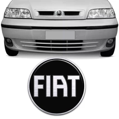 Emblema Dianteiro Palio Siena 2001/2003 Fiat Black Piano