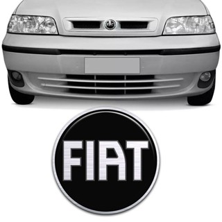 Emblema Dianteiro Palio Siena 2001/2003 Fiat Black Piano em Oferta na Shopee