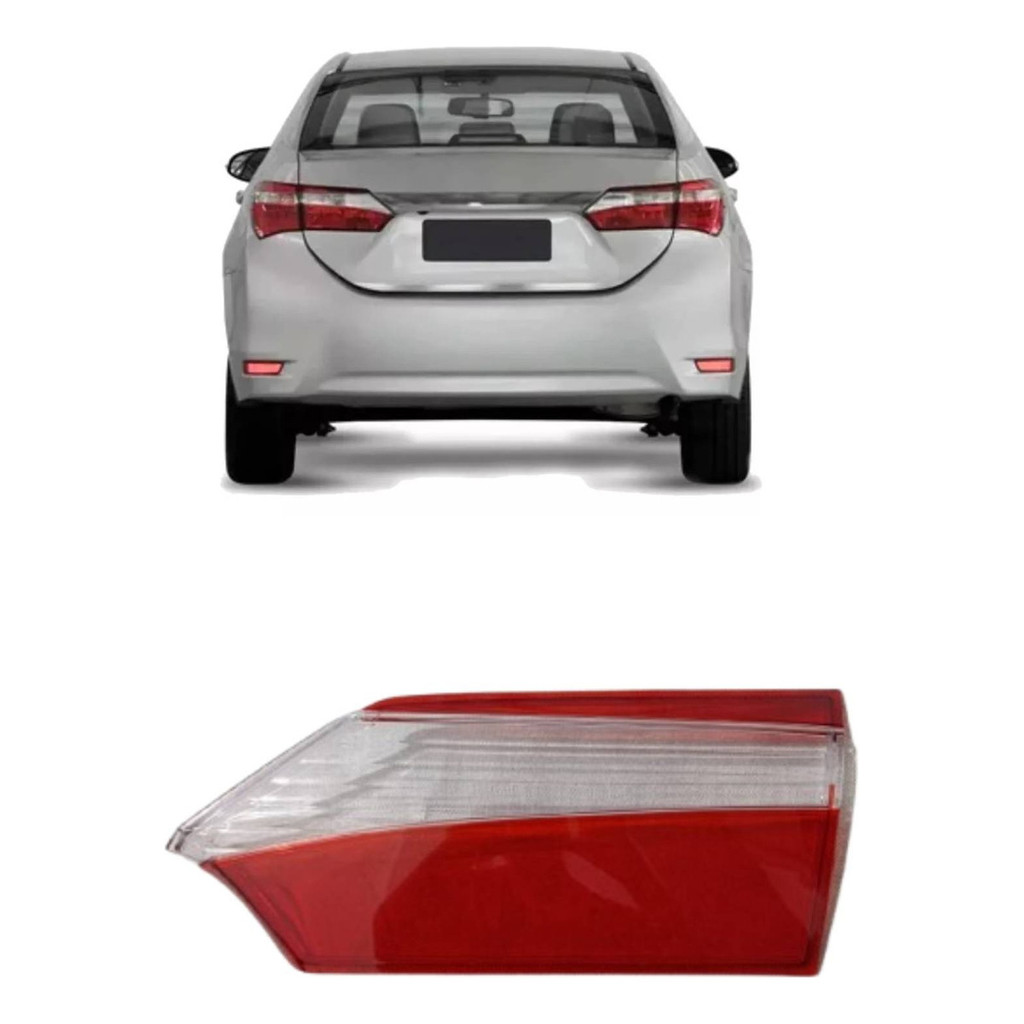 Lente Lanterna Traseira Corolla 2014 15 16 2017 Porta Mala