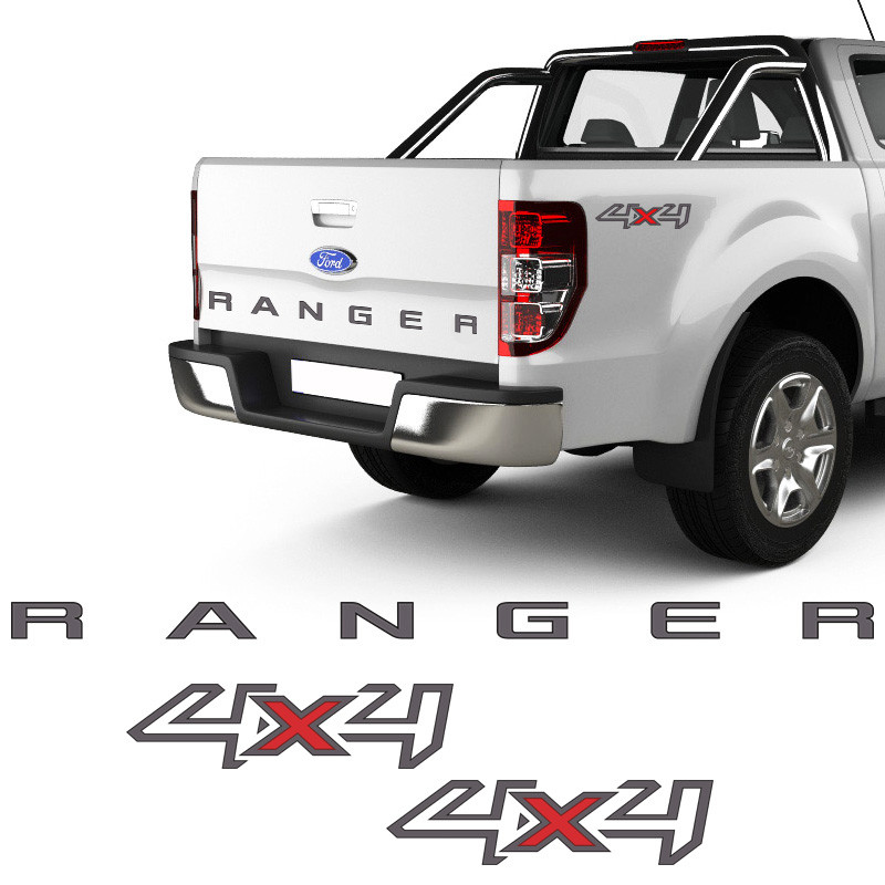Adesivos Compativeis C/ Ranger 2013/2016 4x4 + Faixa Grafite em Oferta na Shopee