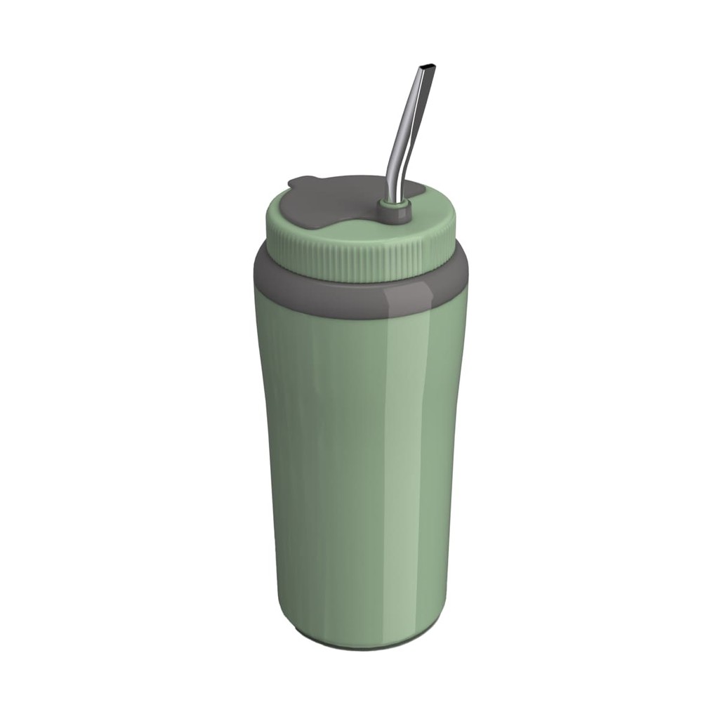 Kit Tereré Garrafa 5l Com Torneira + Copo Cuia 650ml - Verde Unitermi — imagem 2 de 2