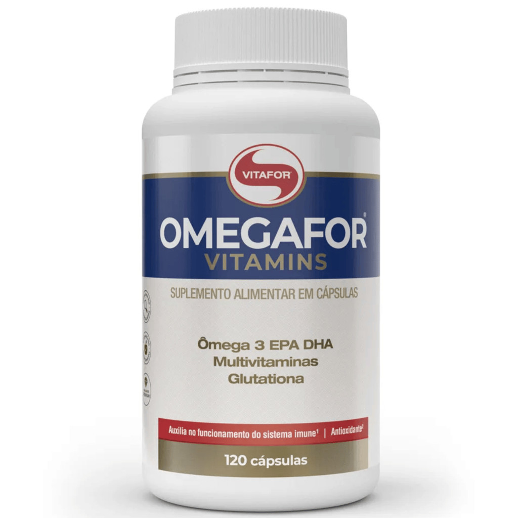 Ômega 3 Omegafor Vitamins Pote 120 Cápsulas Vitafor